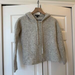 James Perse cashmere/silk sweater hoodie